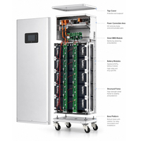 Batterie au lithium-ion avec garantie de 10 ans, 15 kWh, onduleur, 51,2 V, 200 Ah, 300 Ah, batteries solaires verticales au lithium Lifepo4