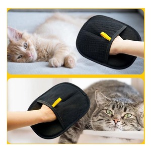 Grooming Household Cleaning <b>Brush</b> Hair Remover <b>Brush</b> Kitten Cleaning Glove Removing Dog Hair From <b>Carpet</b> Clothes - Product Image 4