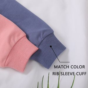 맞춤 로고 자체 브랜드 무지 프렌치 테리 코튼 캐주얼 베이비 상의 유아 남아 여아 의류 키즈 뉴트럴 스웨트셔츠 - Product Image 6