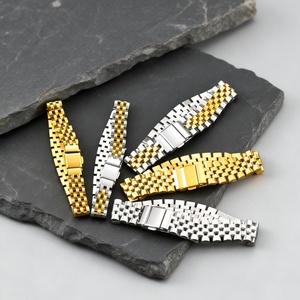 Pulsera de Acero Inoxidable Chapada en Oro con Diseño Geométrico, Pulsera de Cadena Lisa de Moda - Product Image 5