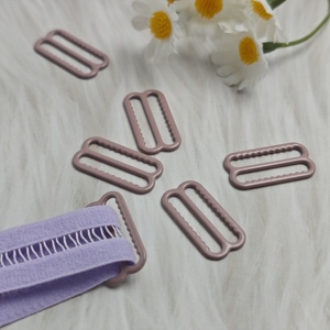 Anneaux de réglage, curseurs et crochets de soutien-gorge en métal écologique de haute qualité pour accessoires de vêtements, 8 anneaux - Product Image 2