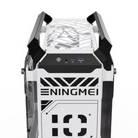 Boîtier PC ouvert haut de gamme Lovingcool 2027, nouveau style, format Mid Tower, compatible Micro ATX et Mini ITX, Gabinete Gamer RGB, refroidissement liquide, ventilateurs RGB.