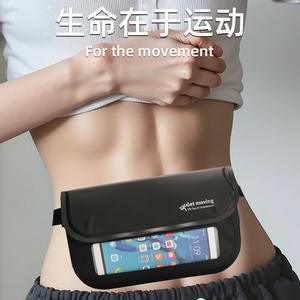 Large Capacity Transparent Window Waist Crossbody <b>Bag</b> Portable Universal Dustproof Mobile Phone Pouch One Shoulder <b>Waterproof</b> - Product Image 3