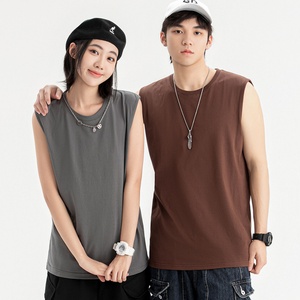 Camiseta sin Mangas Personalizada 100% Algodón 240gsm Transpirable de Secado Rápido, Talla Grande, para Hombre, Negra, para Gimnasio, Fitness, Entrenamiento, Casual, 3D, Venta al Por Mayor - Product Image 2