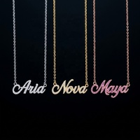 Collier personnalisé en argent sterling 925 avec pendentif et breloque DIY Shorea, lettre initiale 26, nom personnalisé, moissanite, design gratuit