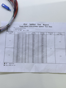 Juego completo 1x16 SC/UPC PLC Splitter FTTH Equipo CE RoHS FCC Certificación-40-85 Temperatura de funcionamiento 0,9mm Diámetro de fibra - Product Image 3