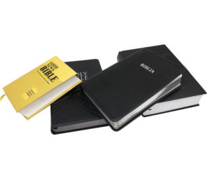 Cubierta de cuero hecha a mano barata y personalizada, impresión de <span class=keywords><strong>libros</strong></span> bíblicos de bolsillo para niños Mini Holy Niv - Product Image 1