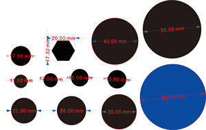 Targhetta Rotonda in Alluminio Anodizzato Sabbiato, Acciaio Inossidabile, Ottone, Etichetta Metallica Incisa per Vari Modelli di <span class=keywords><strong>Incisione</strong></span> Laser - Product Image 4