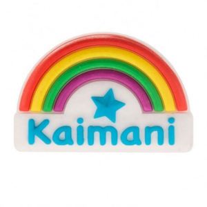 Custom Magnetic 3D PVC School Lapel Pin Badge Factory Embossed Rubber Logo Sequin Decoration Silicone Label Nickel-Free Finish - Product Image 3