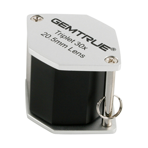 GemTrue Best Quality Highly Power 30X <strong>Triplet</strong> 20.5mm Jewelry Identifying Optical Glass Loupe - Product Image 4