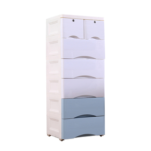 Commode en <span class=keywords><strong>plastique</strong></span> coloré à empiler, meuble de rangement pour enfants, à 2/4/5/<span class=keywords><strong>6</strong></span> couches - Product Image 1