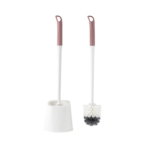 Ensemble de brosses de toilette avec support mural, manche long, facile à nettoyer, design moderne pour salle de bain - Product Image 5
