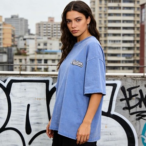 T-shirts à manches courtes pour hommes, style streetwear, coupe classique, 100% coton respirant, écologiques, avec logo personnalisé - Product Image 3