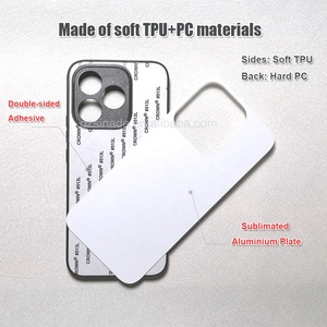 Fornitura di fabbrica in bianco 2d sublimazione casse del telefono <span class=keywords><strong>cellulare</strong></span> con piastra metallica per <span class=keywords><strong>Honor</strong></span> 400 <span class=keywords><strong>Lite</strong></span> - Product Image 2