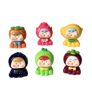 Nhựa ba chiều phim hoạt hình thế hệ thứ tư trái cây <span class=keywords><strong>Cubs</strong></span> tự làm đồ trang sức phụ kiện xe hơi đồ trang trí máy tính để bàn Phụ Kiện Móc Khóa - Product Image 5