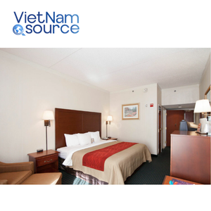 Elegante Diseño ODM OEM Servicio Hotel King Size Madera Dura Moderna Dormitorio Suite Muebles para Apartamento 4-5 Estrellas Comfort Inn - Product Image 3