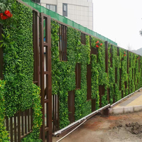Clôture verticale de style jungle personnalisée, mur végétal artificiel vert, plante suspendue, mur de gazon artificiel vert pour la décoration de la maison