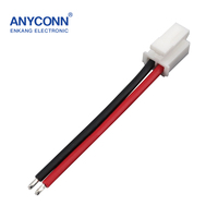 Kabel adaptor konduktor aluminium Pria Wanita 2-Pin kabel terminal konektor untuk sepeda motor komputer rumah mobil