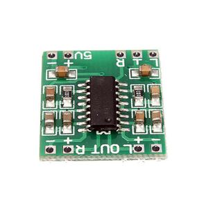 10 piezas PAM8403 Super amplificador digital Módulo 2*3W digital amplificador clase <span class=keywords><strong>D</strong></span> eficiente de 2,5 V 5V fuente de alimentación USB - Product Image 1