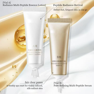 Masque Crème Multi-Peptides Beauty <span class=keywords><strong>Glow</strong></span> 6, Nettoyant Double Action pour les Pores, Nettoyage en Profondeur, Hydratant, Infusion d'Oxygène, Ensemble pour Tous Types de Peaux - Product Image 3