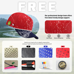 Casquette unisexe 5 panneaux HS46 pour l'extérieur avec corde, imperméable, perforée au laser, broderie personnalisée, visière plate pour la course et le <span class=keywords><strong>camping</strong></span> - Product Image 2