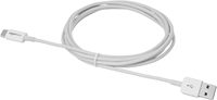6 pieds blanc USB-C USB-A 2.0 câble de chargeur rapide vitesse 480Mbps certifié USB-IF pour Apple iPhone 16/15 pour Samsung tresse écouteur