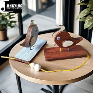 2025 Jingying Orff เครื่องดนตรีท่อเสียงนกหัวขวานการจำลองของนกกาเหว่าก่อนการศึกษาเชือกดึงของเล่นร้องเพลงนก - Product Image 5