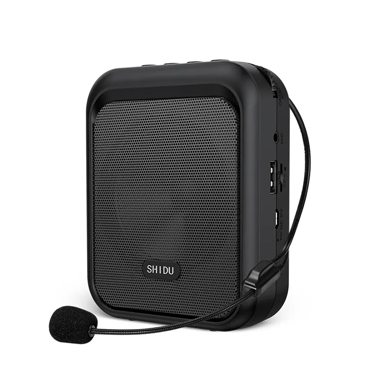 SHIDU M100 10W Mini Bluetooth öğretmen eğitimi için akustik Hi Fi orijinal ses amplifikasyon ses amplifikatörü