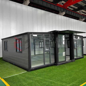 Casa prefabricada con marco de acero de envío extendido estándar de 20 pies, casa prefabricada expandible con contenedor, casa prefabricada para perros - Product Image 2