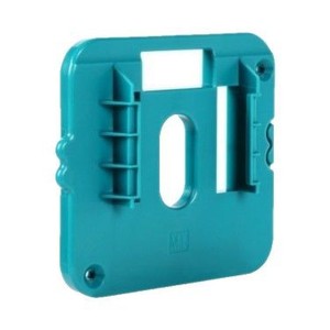 Support de batterie mural pour Makita 18V BL1860 BL1850 bleu avec 2 vis, organisateur de rangement d'outils de garage - Product Image 2