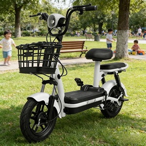 Cheap Luxury City Bike for Adults with Seats 350W Rear <b>Hub</b> Motor Electronic Features Steel Frame - Product Image 2