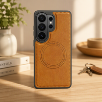 Étui de téléphone magnétique en cuir personnalisé Ruite pour Samsung S25 S26 Ultra, protection antichoc de qualité supérieure, testé plus de 1000 fois contre les chutes, vente en gros OEM USA