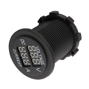 DC12-24V เครื่องวัดแรงดันไฟฟ้าจอแสดงผลดิจิตอล LED แบบคู่0.1 10A 2-in-1เครื่องทดสอบมิเตอร์วัดแรงดันไฟฟ้ากันน้ำสำหรับเรือยานพาหนะทางทะเลรถ ATV - Product Image 4