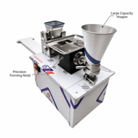 Machine automatique de fabrication de Gyoza, Samosa, Empanada, Wonton, Pierogi en acier inoxydable à grande capacité pour la production rapide d'aliments surgelés