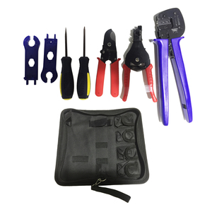 2021 nouveau matériel solaire Kit d'outils à main sac pour cellule solaire câble <span class=keywords><strong>PV</strong></span> fil Installation d'énergie solaire bricolage batterie onduleur - Product Image 1