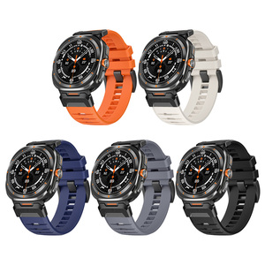 Correas de Reloj de Goma Pilot Strap para Calvin Klein, Garmin Fenix 7x Pro Sapphire Solar, <span class=keywords><strong>Tag</strong></span> <span class=keywords><strong>Heuer</strong></span> Formula 1 - Product Image 5