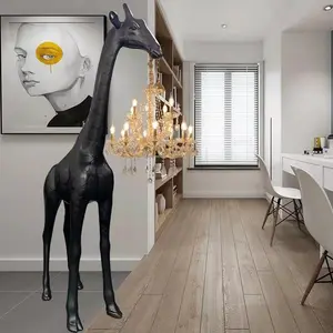 Nordic Minimalist Creative Big Sculpture Hotel Floor Light Living Room Decor Corner Animal Luxury Standing Modern Led Floor Lamp