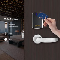 Orbita Nouveau Design Cylindre Caché Encodeur de Carte MF Clé Mécanique de Secours Rfid Serrure d'Hôtel Système de Carte Clé