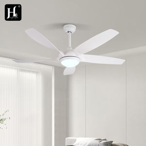 Ventilador de techo de 56 pulgadas para decoración de oficina y hogar, con control remoto, motor de CC, LED de bajo consumo y luz. - Product Image 6