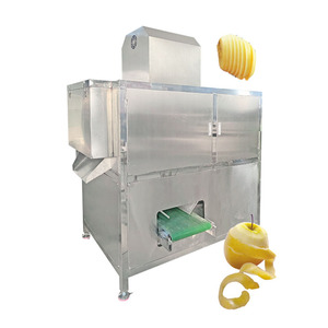 Éplucheuse et dénoyauteuse semi-automatique en acier inoxydable pour poires, machine industrielle pour éplucher, dénoyauter et trancher les pommes - Product Image 3