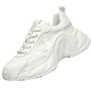 Zapatillas Chunky de Cuero Genuino para Hombre, Diseño Popular que Combina Estilos Retro y Contemporáneos, Cuero Premium (1-3cm) - Product Image 1