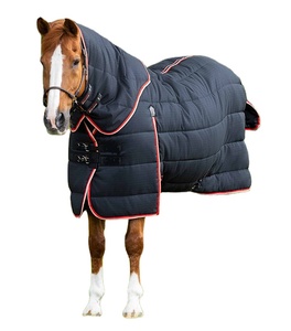 गर्म कपास भरने और सर्दियों के ऊन के साथ रेयर घोड़ों के लिए प्लेड घोड़ा रग - Product Image 1