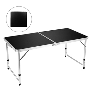 4-người Xách Tay Cắm Trại Ngoài Trời bàn ghế đặt có thể gập lại thiết kế kim loại <span class=keywords><strong>carton</strong></span> Nhôm phong cách hiện đại Vali lỗ dễ dàng du lịch - Product Image 1