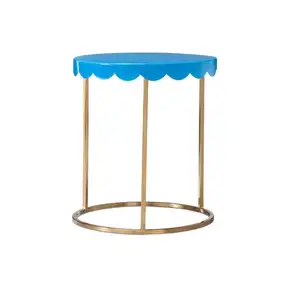 Table latérale d'extérieur en acier inoxydable, de qualité supérieure, avec son angle réglable, design à la mode, tendance, table basse, produit de - Product Image 1