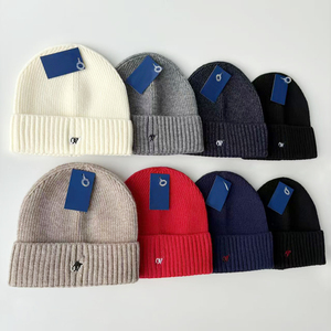 Luxueuze Ralph Po <span class=keywords><strong>Lo</strong></span> Pony Designer Wintermutsen Effen Kleur Gebreide Mode Warme Aanpasbare Logo Mutsen - Product Image 1