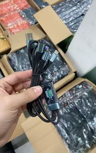 สายชาร์จเร็วแบบ USB C to TYPE C ปลอกหุ้มไนลอน สำหรับ <span class=keywords><strong>iPhone</strong></span> 17 16 15 Pro Max สำหรับโทรศัพท์มือถือ ขายส่ง - Product Image 5
