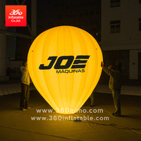 Ballons gonflables géants publicitaires personnalisés 360° pour Noël, à air chaud, pour la décoration d'événements