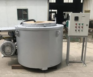 Horno de Fusión de Aluminio Tipo Vertido con Descarga Automática, Horno de Fusión de Gas Natural para Pequeñas Industrias - Product Image 4