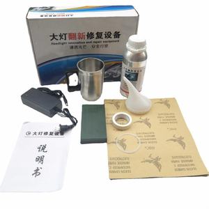 Kit de Restauración de Faros de Coche con Recubrimiento Líquido Limpiador y Vaso Atomizador con Polímero - Product Image 1