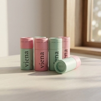 Récipient de baume à lèvres biodégradable personnalisé emballage de bâton de déodorant écologique tube de papier cylindrique vide en carton Push Up